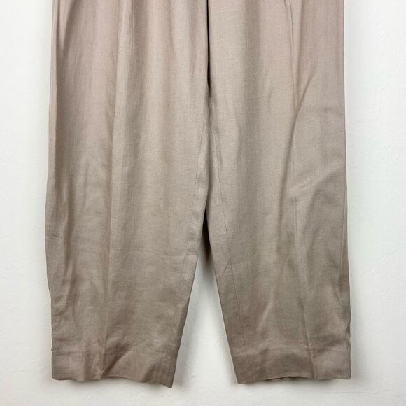 Massimo Dutti Wide-Leg Trousers - Tan - Picture 5 of 8